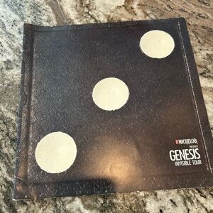 Genesis Invisible Tour program. Vintage/GUC